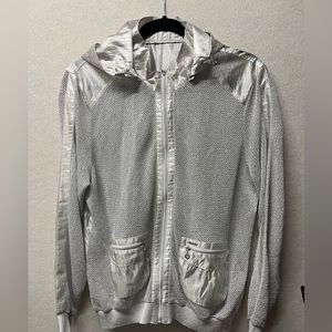 Anthem silver netted jacket